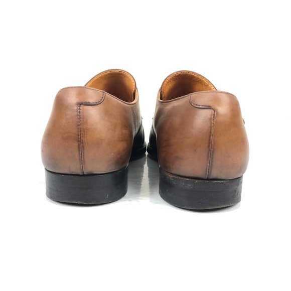 Peal & Co Brooks Brothers Monk Strap Leather Loafers Made In England - Picture 4 of 10